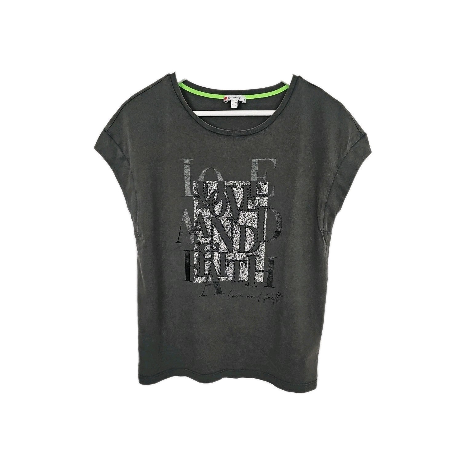 EK9899 Damen T-Shirt Street One Gr.36 Grau0