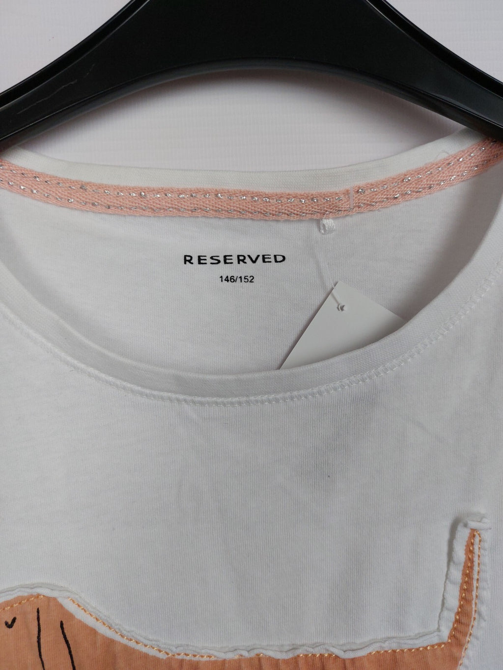 EK4370 Mädchen Kleid von Reserved, weiß, Gr. 146/1522