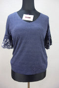 EK3384 Damen T-Shirt von s.Oliver, blau/weiß, Gr. 380