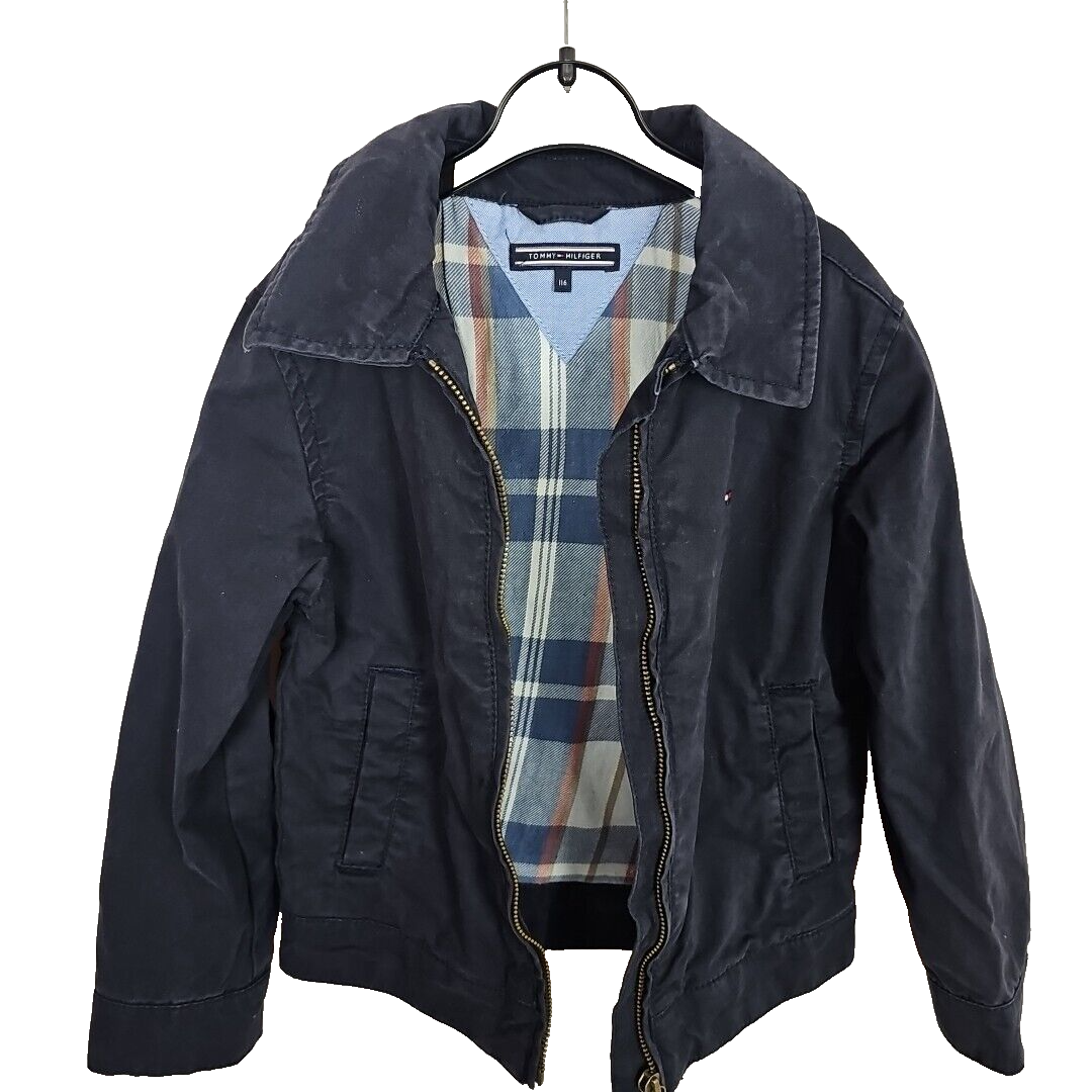 EK4353 Kinder Jacke von Tommy Hilfiger, Dungelblau, Gr. 1162