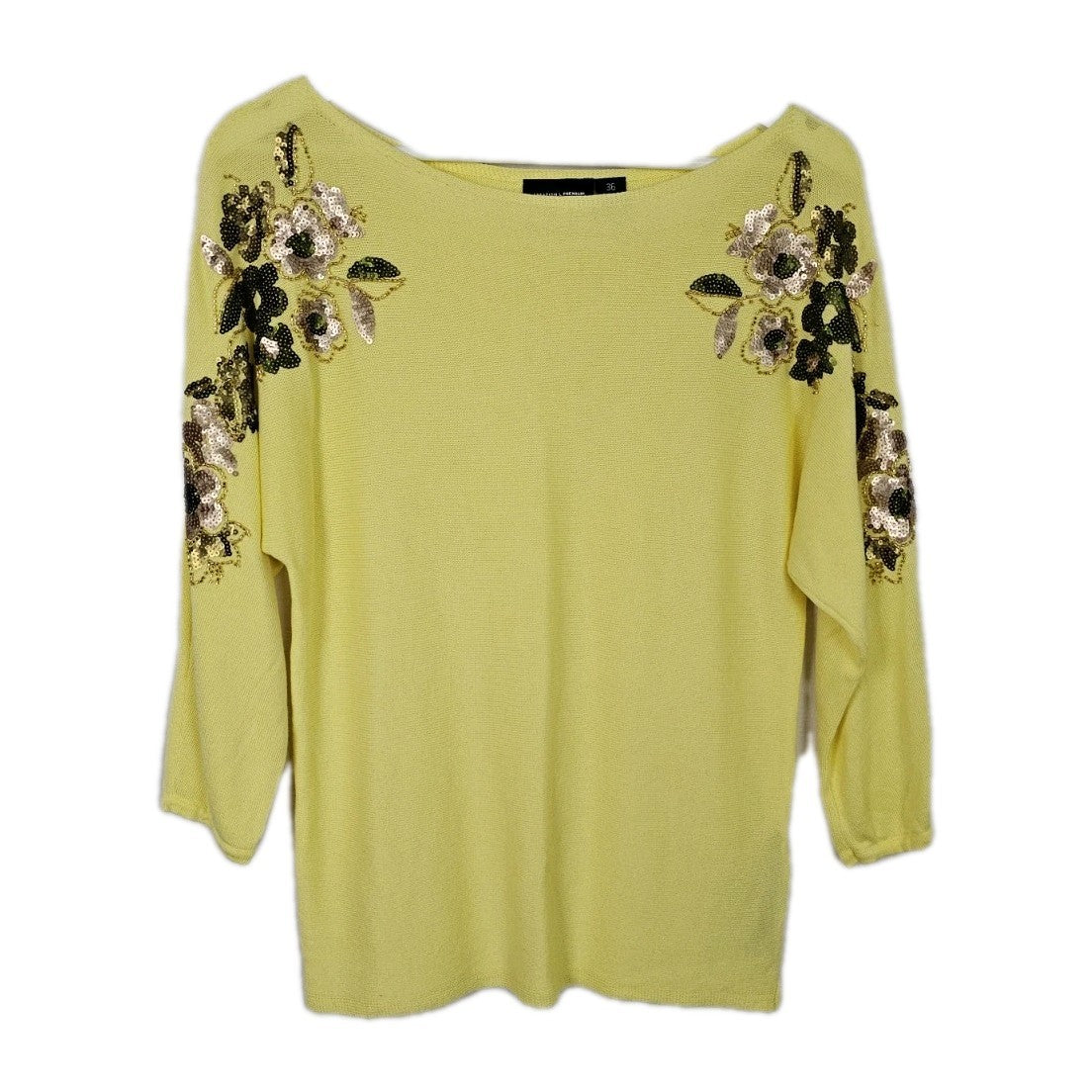 EK10908 Damen Pullover von Creation L Premium, Gelb, Gr. 360