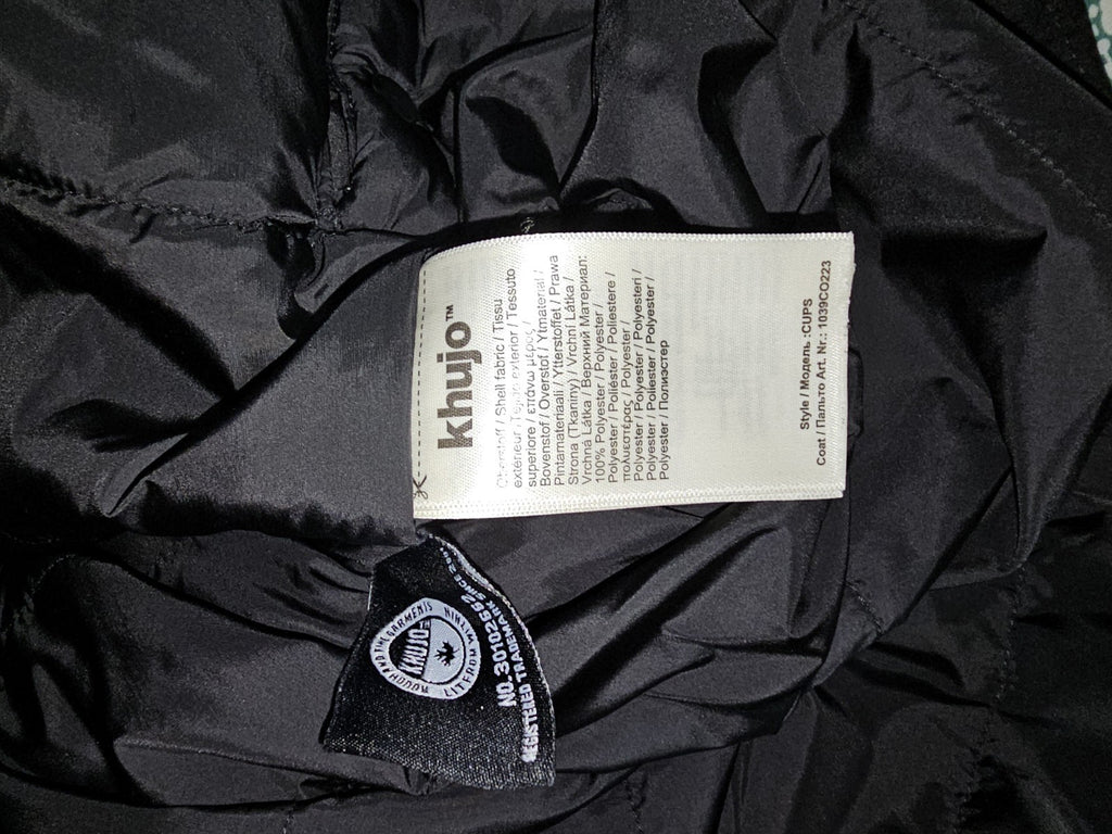 EK9394 Damen Winterjacke von KHUJOGENUINE, Schwarz, Gr. M7