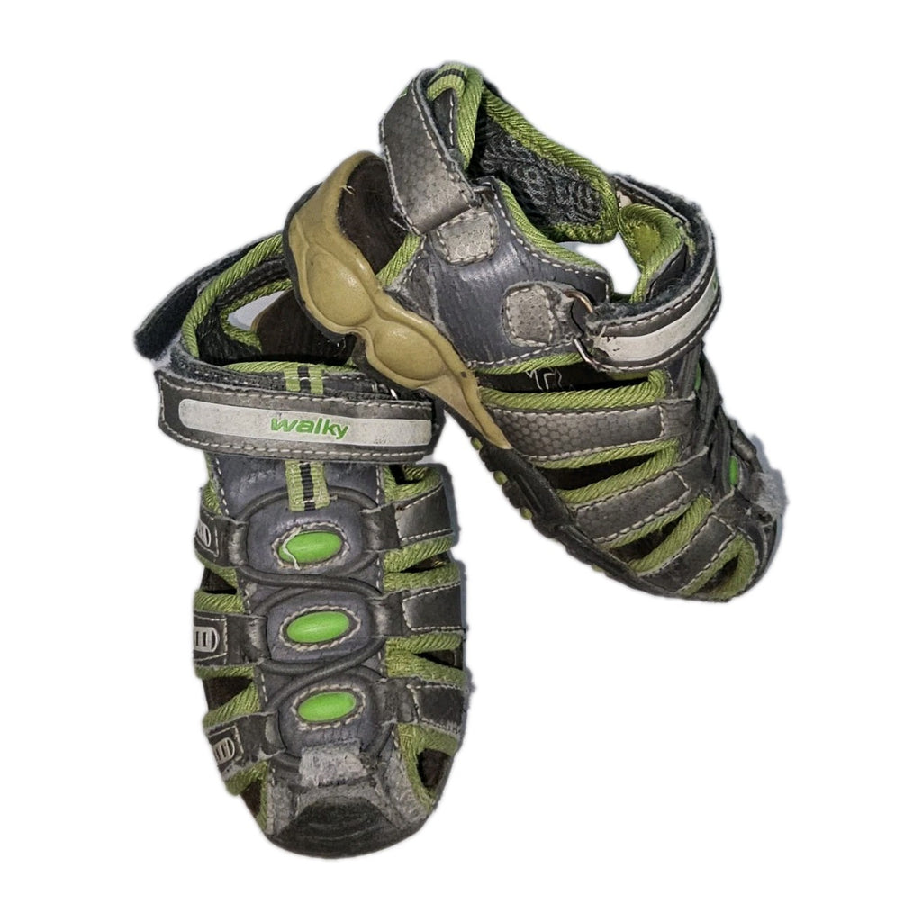 ES912 Jungen Schuhe von Walky, grün-grau, Gr.250