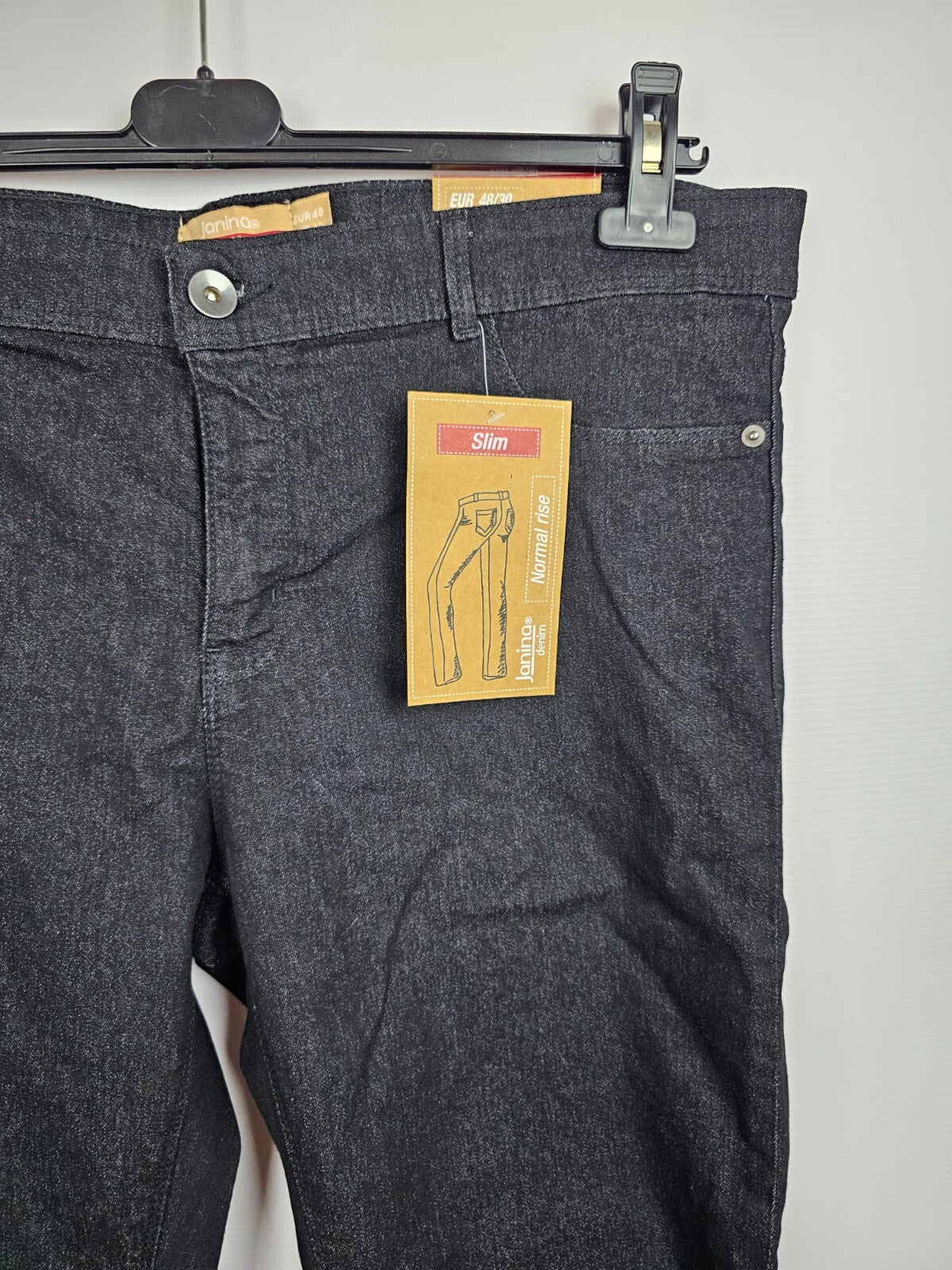 EK5443 Damen Jeans von Janina, schwarz, Gr. 48/301