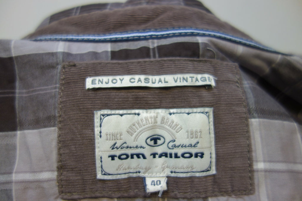 EK0677 Damen Bluse von Tom Tailor, kariert, Gr. 405