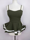 EK3409 Damen Top von Moda Italia, oliv, Gr. 340