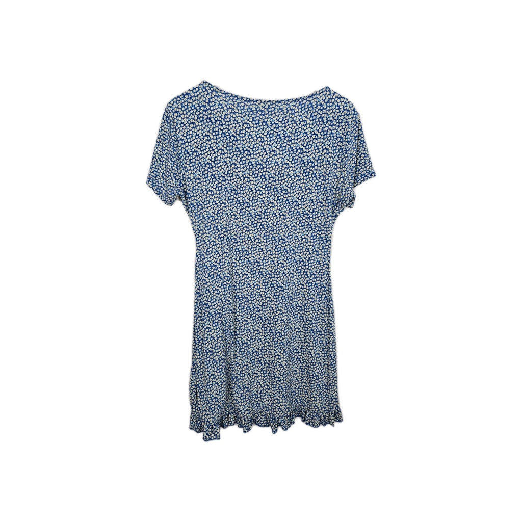 EK10099 Damen Kleid Pull&bear Gr.XL Blau2