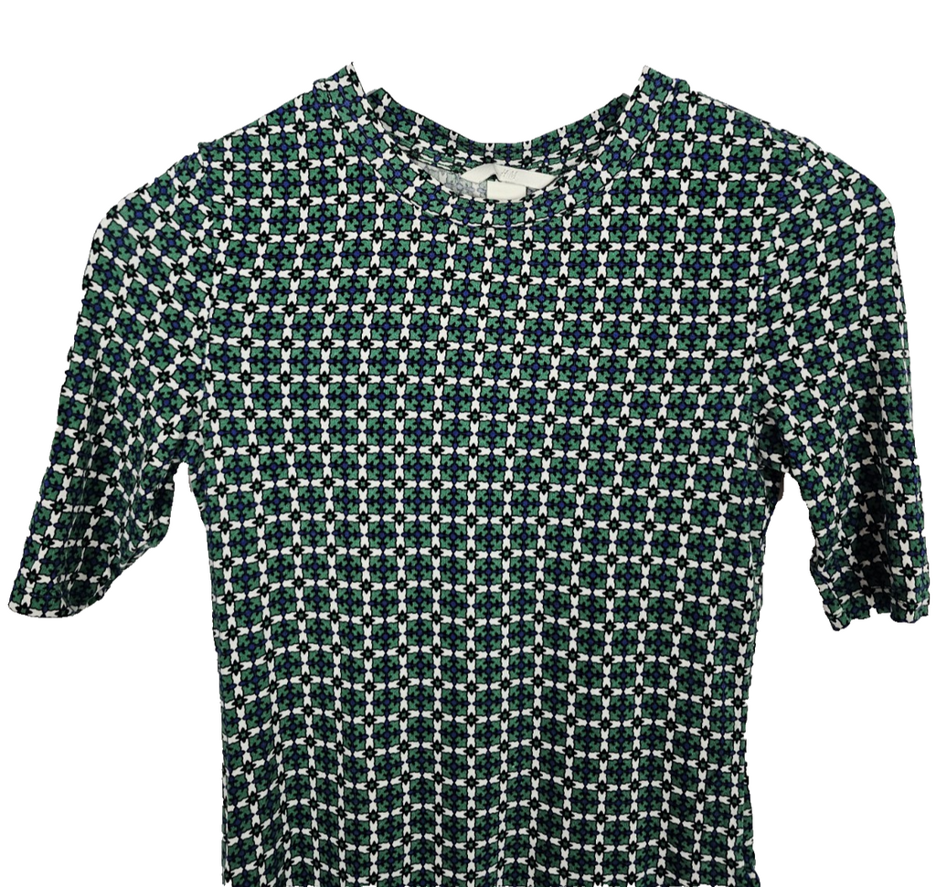EK8384 Damen Tshirt von H&M, Grün, Gr. XS1