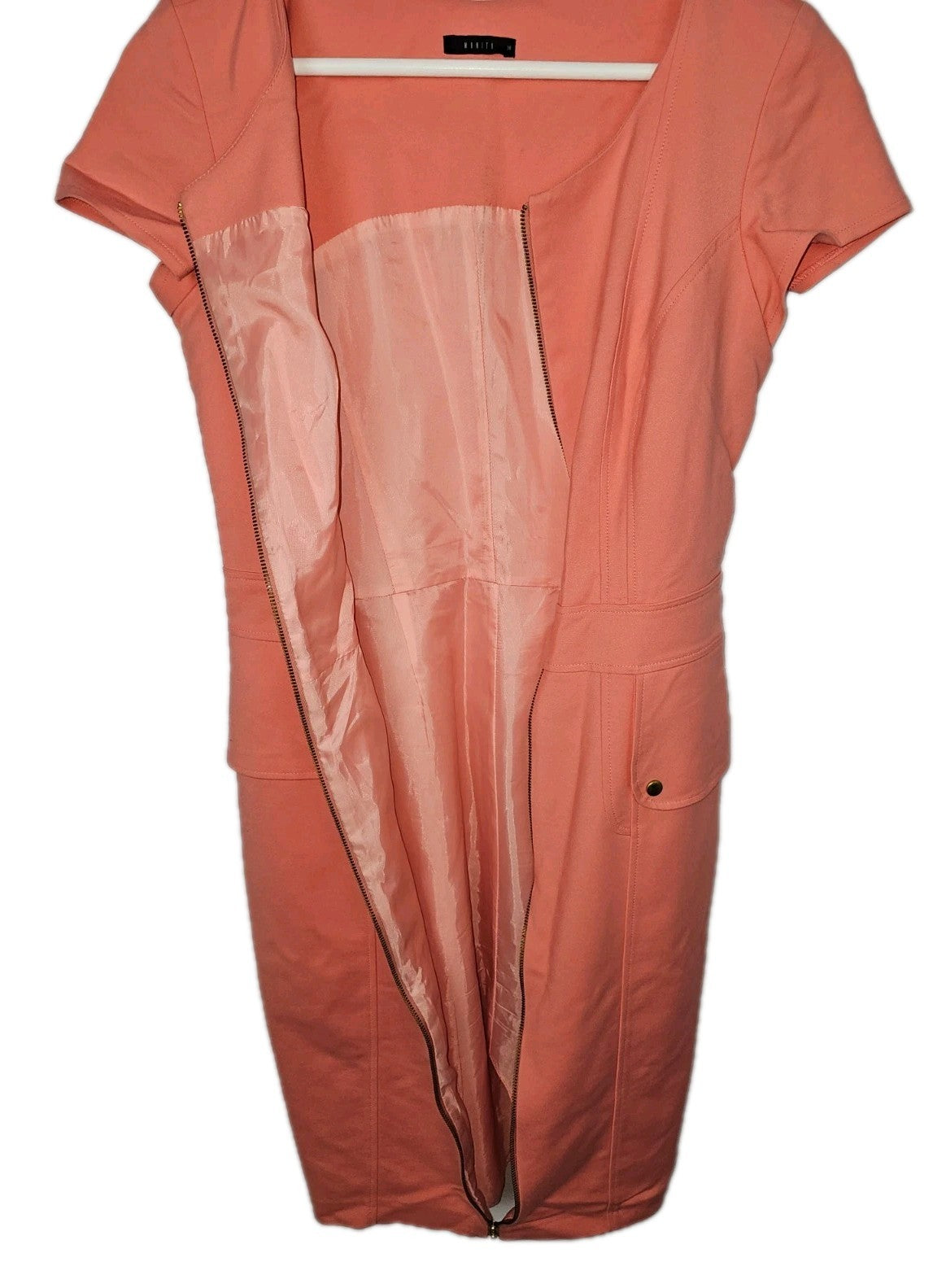 EK8814 Damen Kleid von Mohito, Korallrot, Gr.385