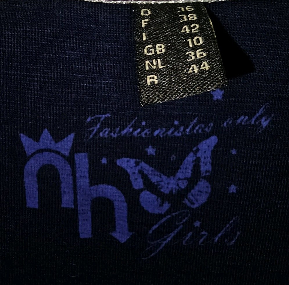 EK10471 Damen Langarmshirt von Nh, blau, Gr.363
