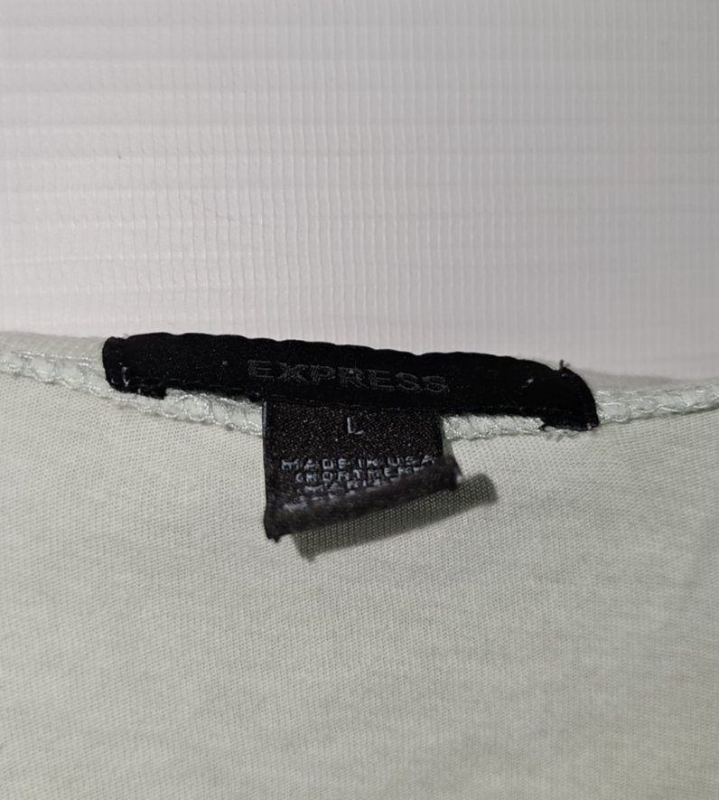 EK7568 Damen Langarmshirt von Express, Hellgrün, Gr.L1