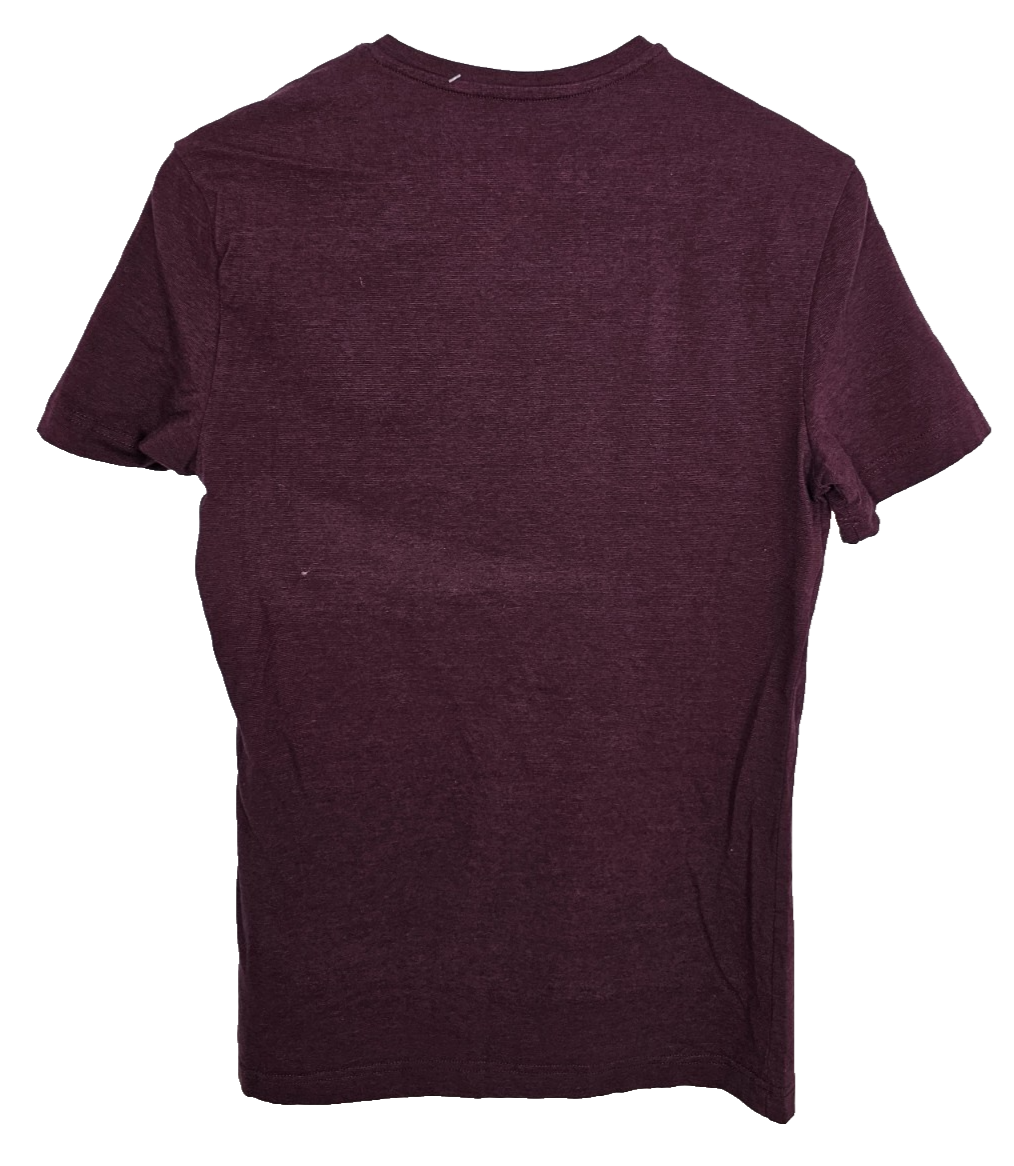 EK8230 Herren Tshirt von H&M, Weinrot, Gr. S4