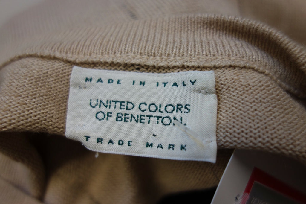 EK0132 Damen Longshirt von United Colors of Benetton, beige, Gr. L4