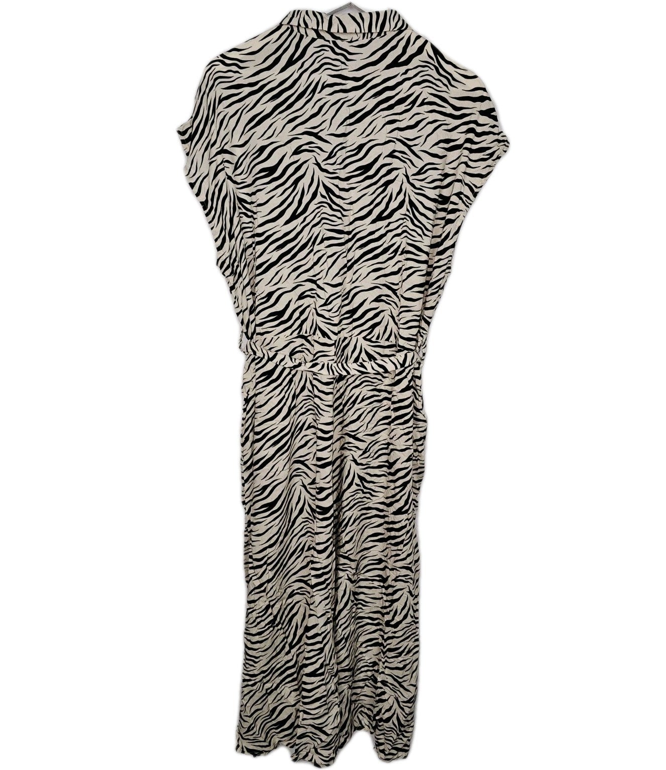 EK8078 Damen Kleid, beige-schwarz, Gr.L (Größentabelle)4