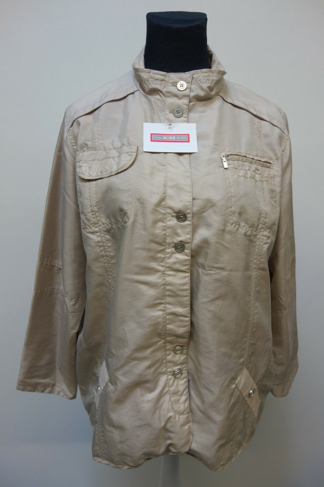 EK1643 Damen Jacke von Gina Laura, beige, XXL0
