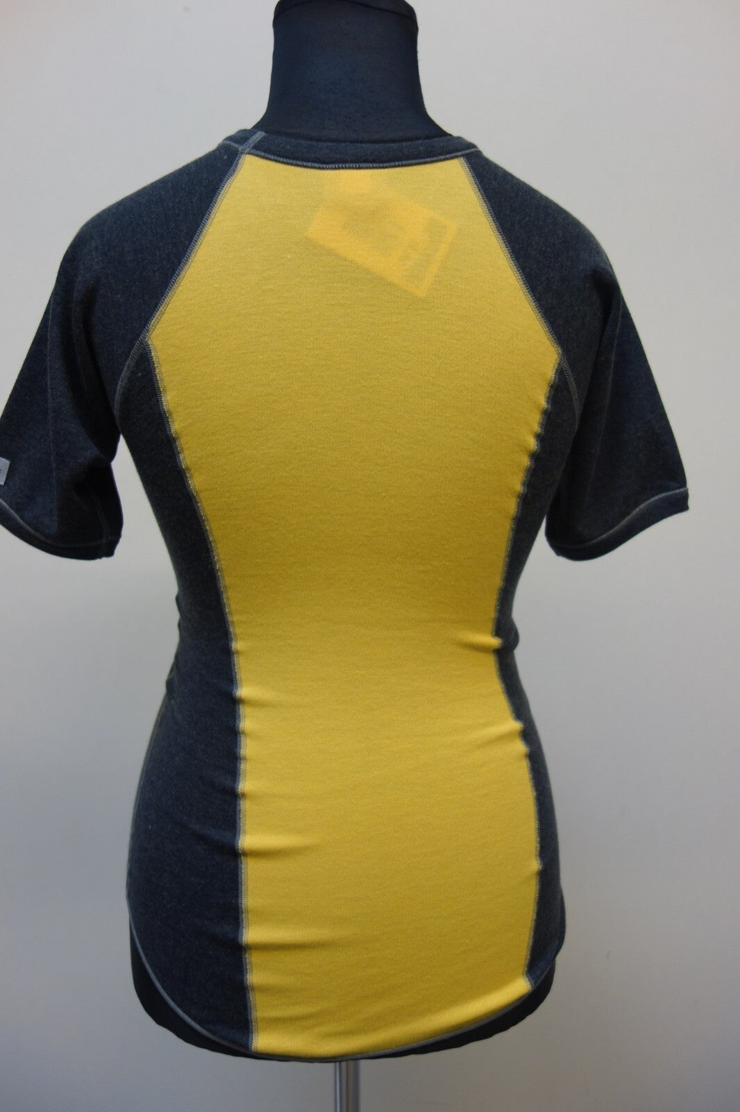 EK3245 Damen Shirt von EnigMatix, grau/gelb, gr. S3