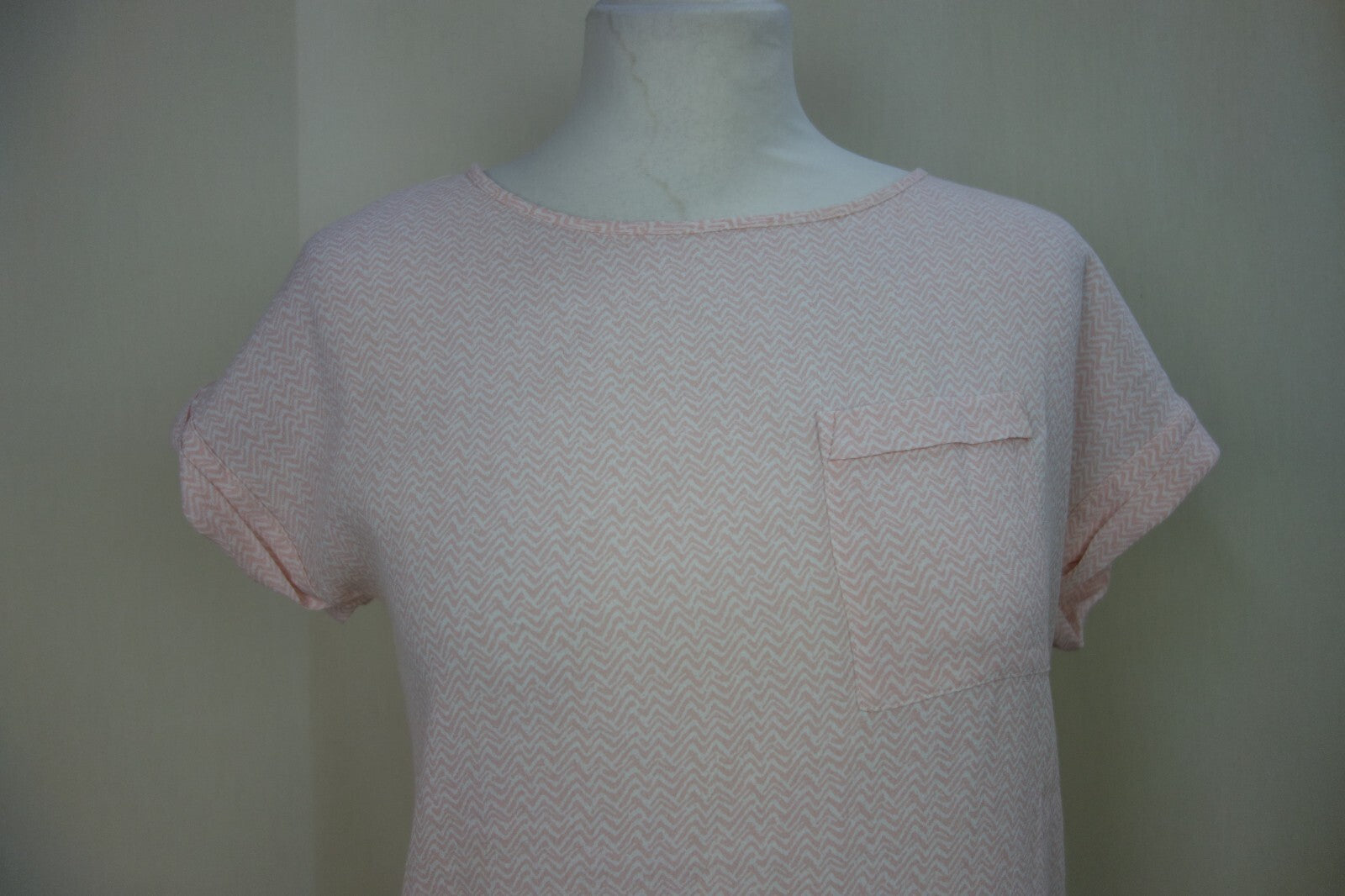 EK2922 Damen T-Shirt von Lieblingsstück, rosa mit Muster, Gr.341