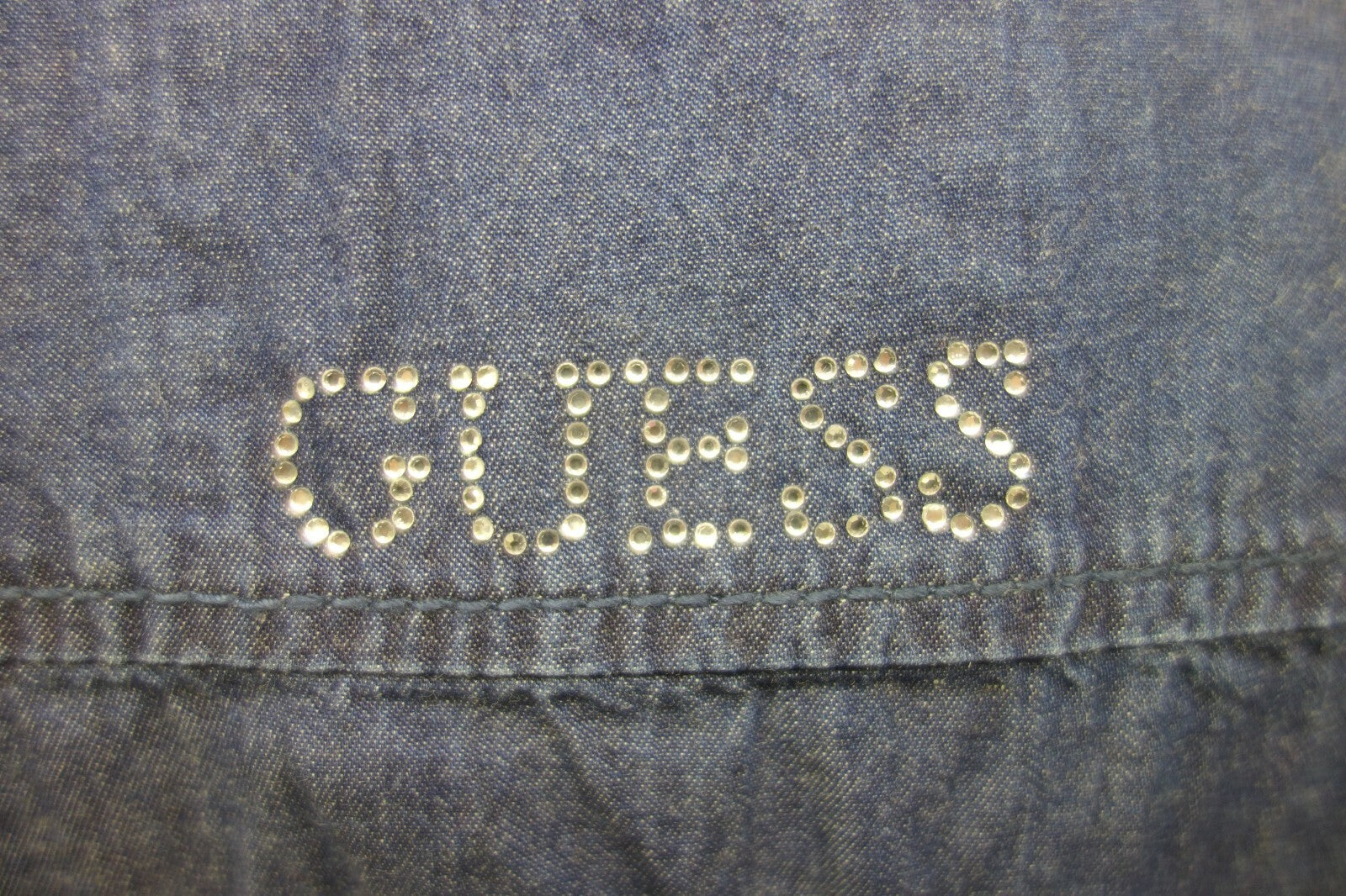 EK1401 Mädchen Kleid von Guess, Jeansstoff, blau, Gr. L(14)3