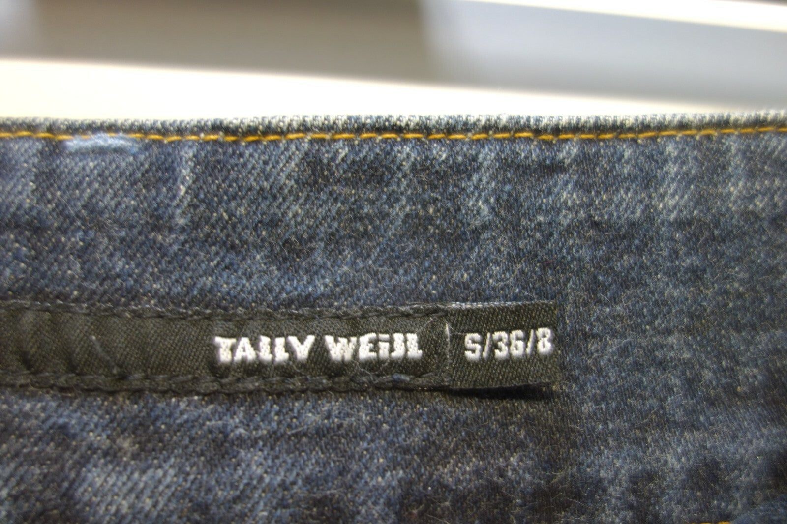 EK1505 Damen Jeansrock von Tally Weijl, denim, Gr. S3