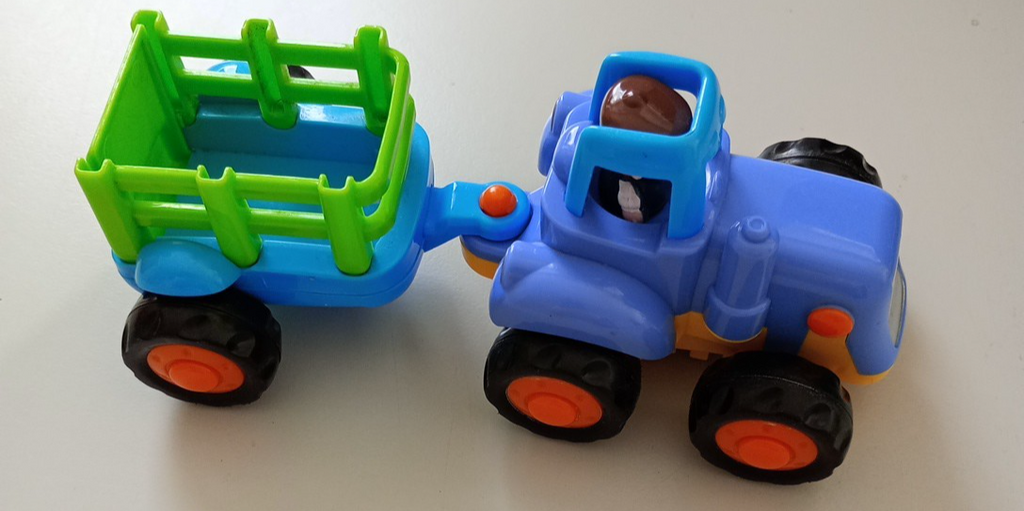 EB3615 Spielzeug Traktor Plastik Bunt1