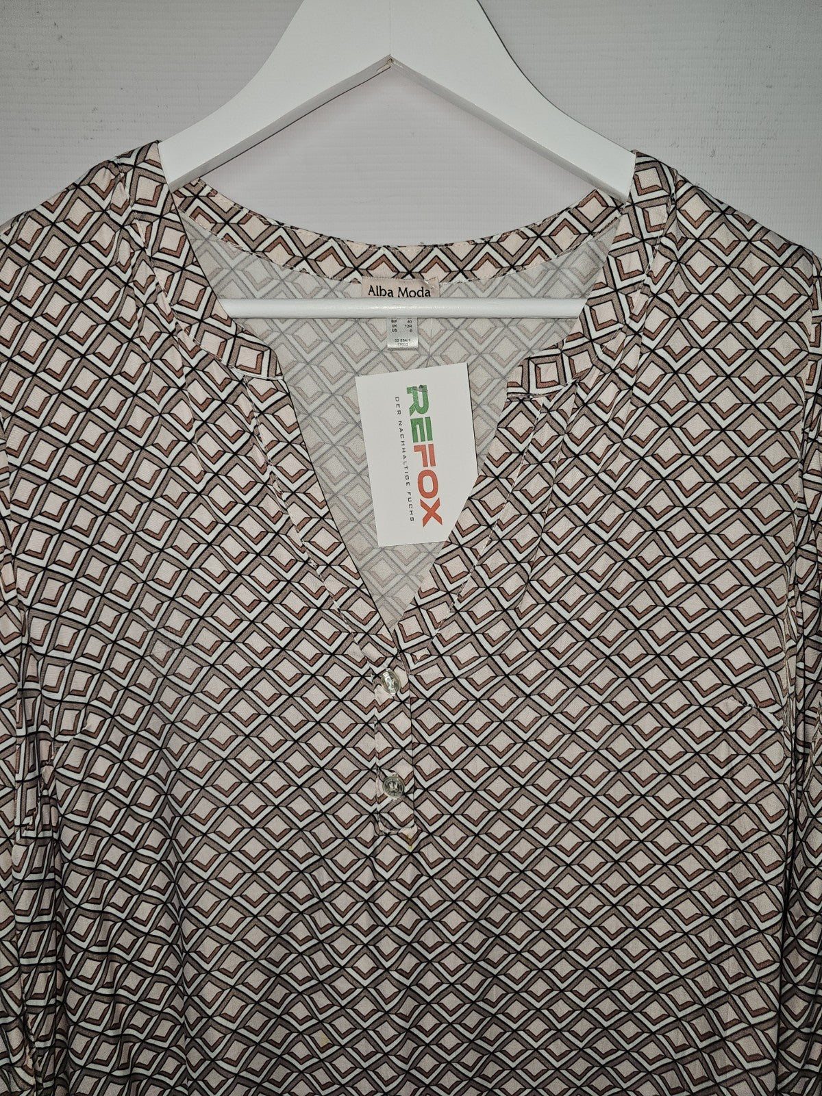 EK8615 Damen Bluse von Alba Moda, Rosa, Gr. 381