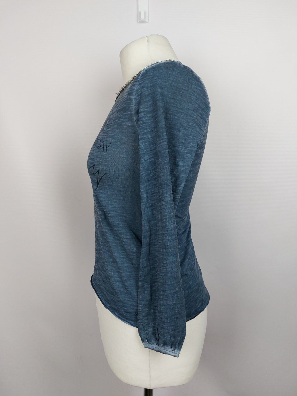 EK4046 Mädchen Langarmshirt von s.Oliver, blau, Gr. 1405