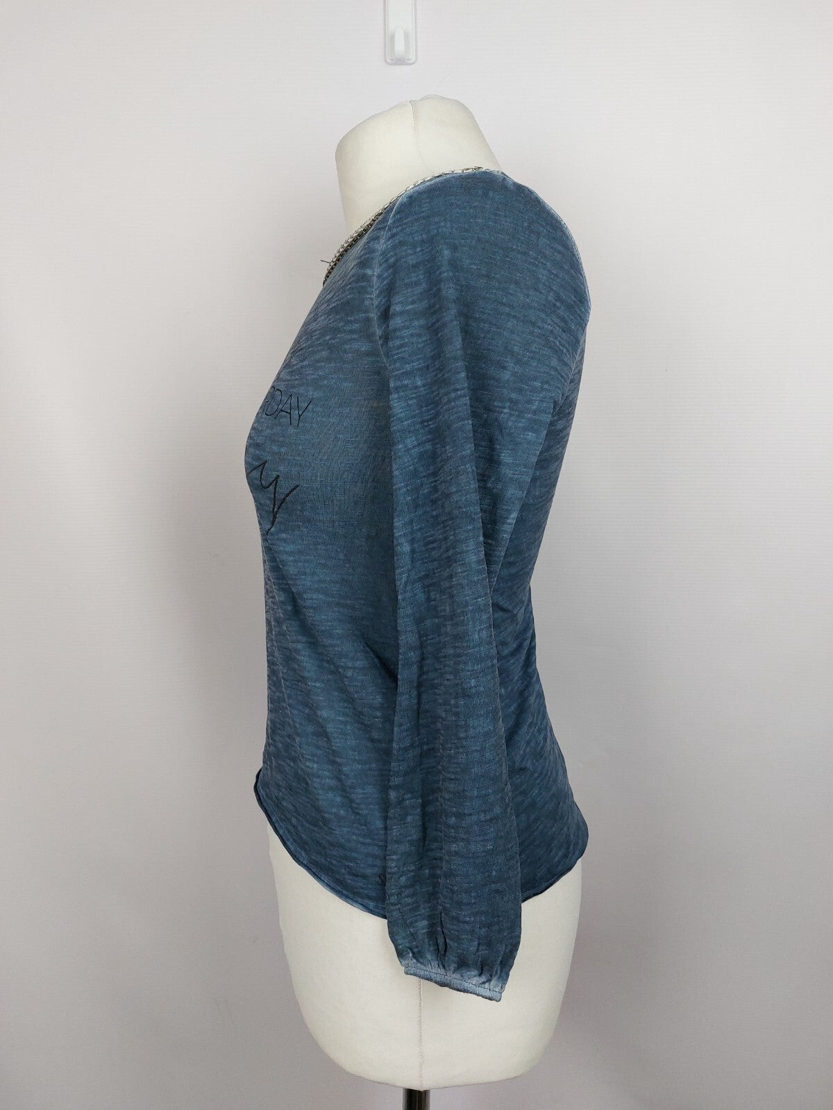 EK4046 Mädchen Langarmshirt von s.Oliver, blau, Gr. 1405