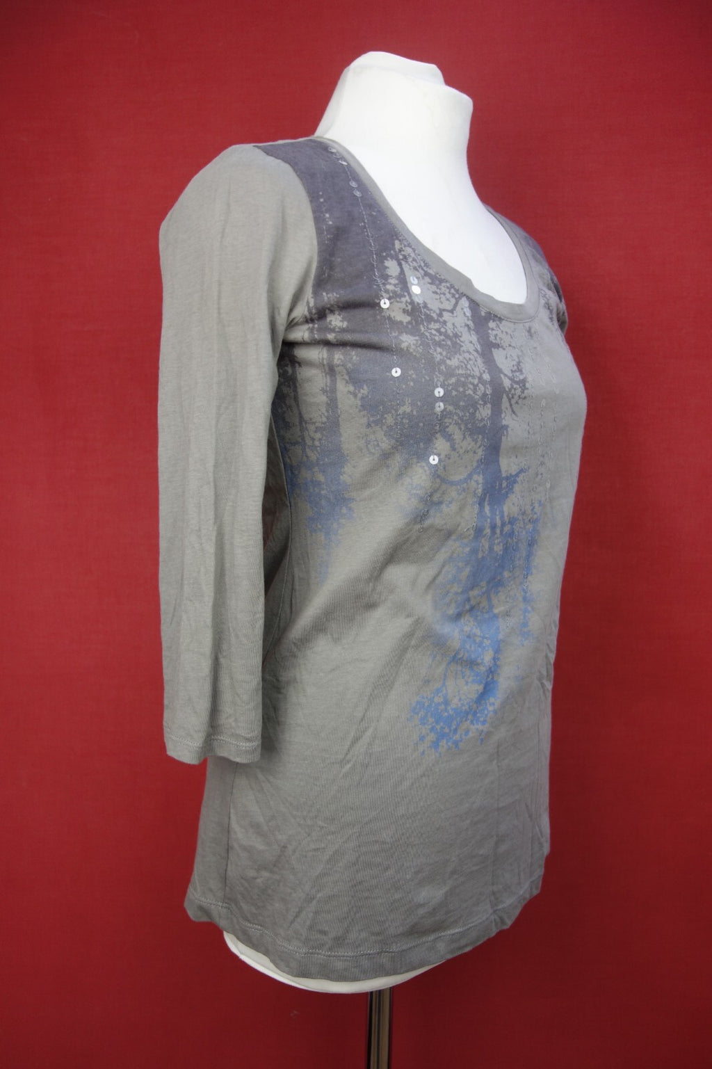EK3925 Graues Langarmshirt von ESprit in M4