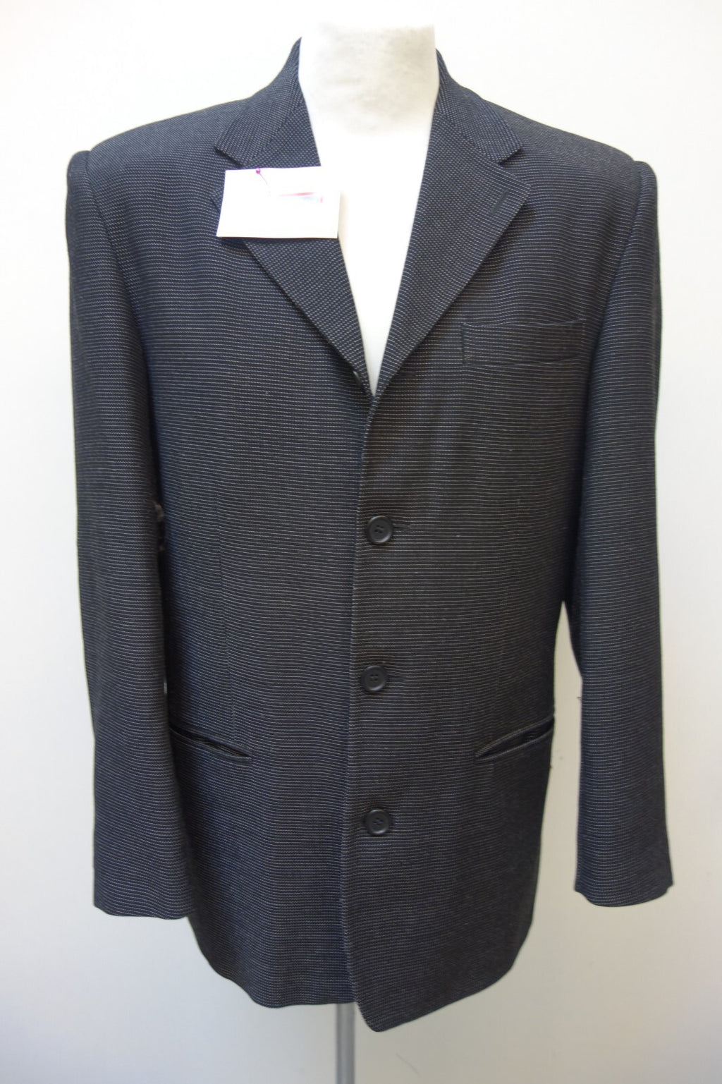 EK3573 Herren Anzug von Rian Rucci, schwarz mit Nadelstreifen, gr. 481
