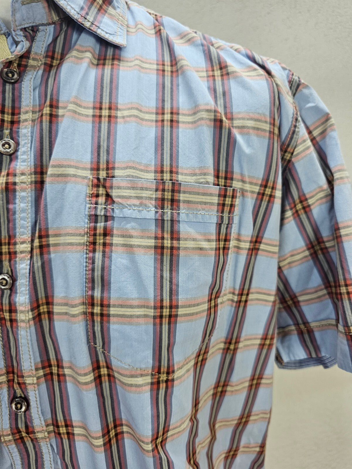 EK6034 Herren Hemd von Pierre Cardin, blau, Kariert, Gr.XL3