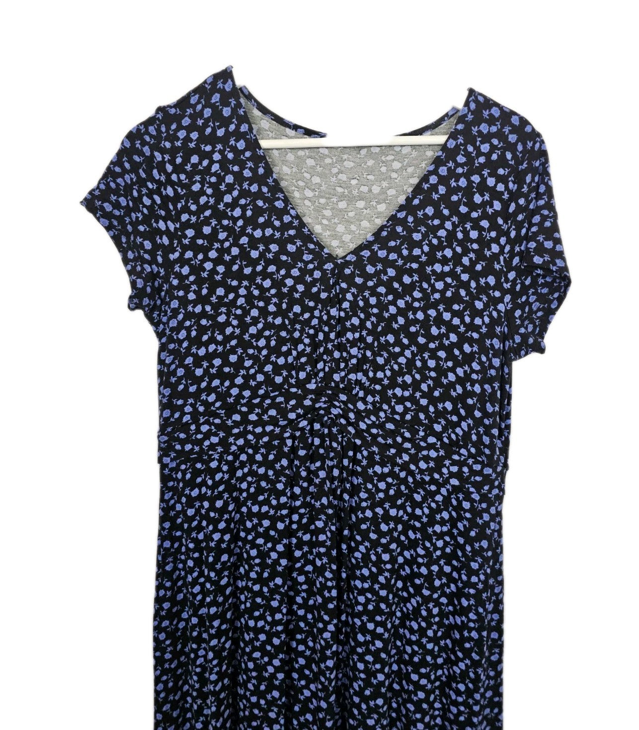 EK9582 Damen Kleid, Dunkelblau/Schwarz, Gr. Ca 441