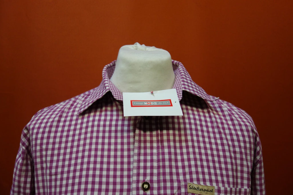 EK0296 Herren Hemd von Stockerpoint, pink, kariert, L1