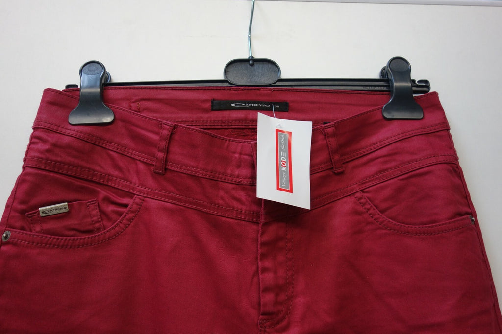EK0174 Damen Hose Expresso, bordeaux, 381