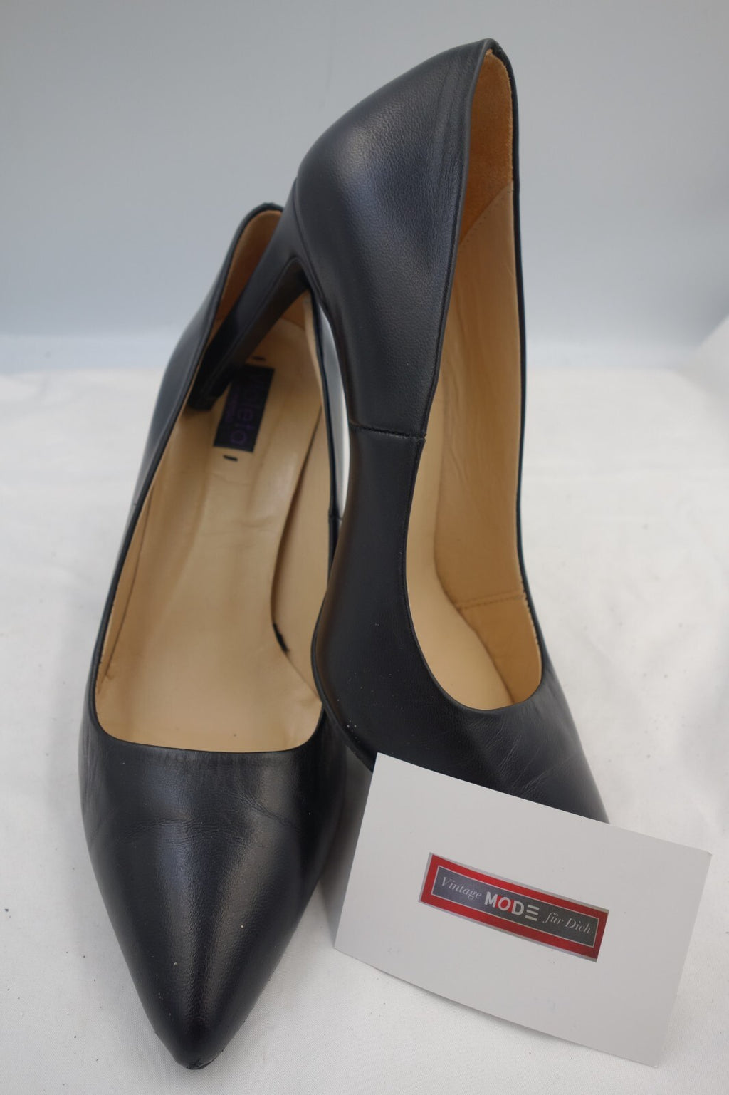 ES0112 Damen Pumps von Mango, schwarz, Gr. 370