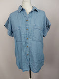 EK3250 Damen Bluse von Esprit, blau, denim, Gr. L0