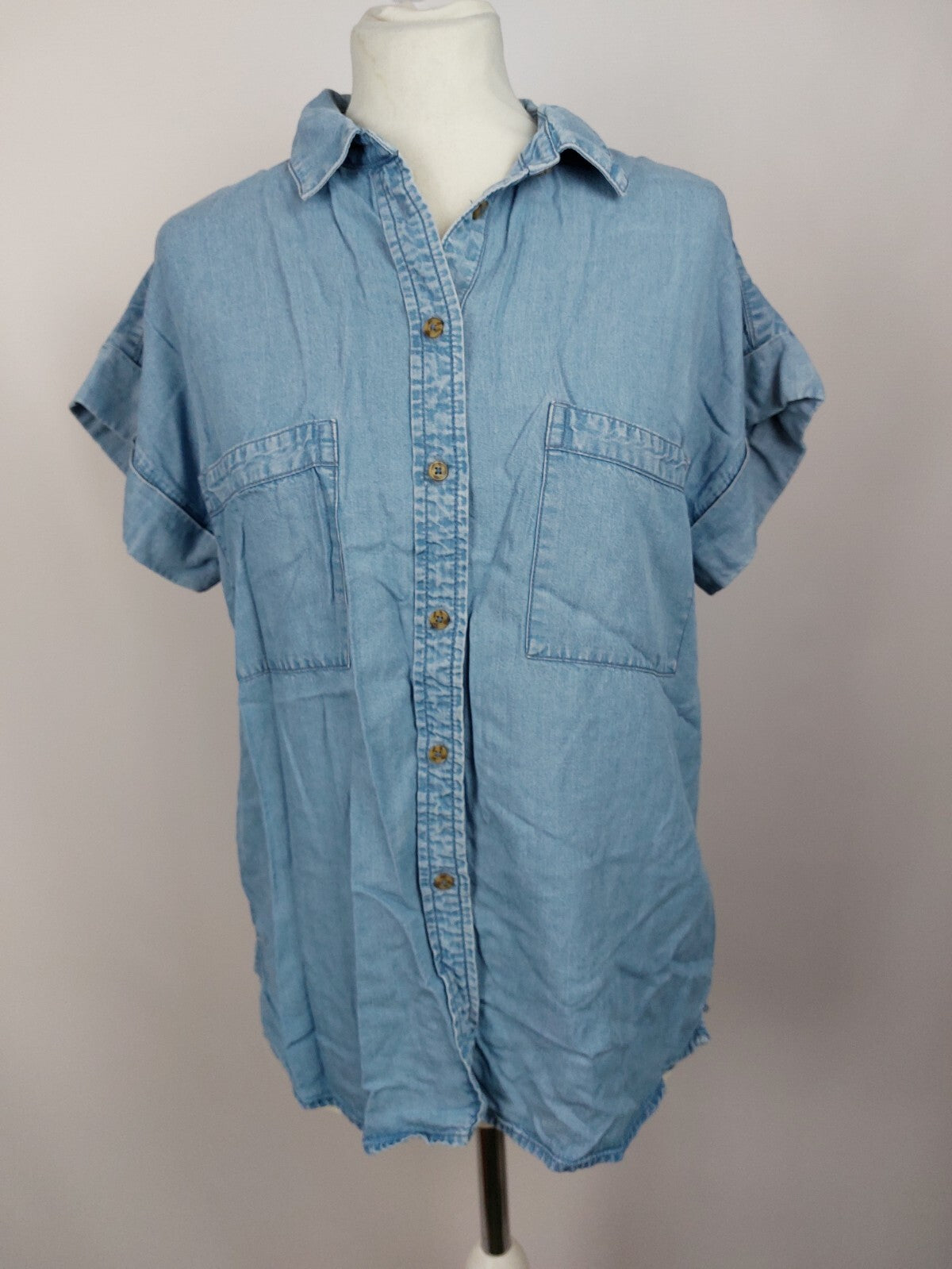 EK3250 Damen Bluse von Esprit, blau, denim, Gr. L0