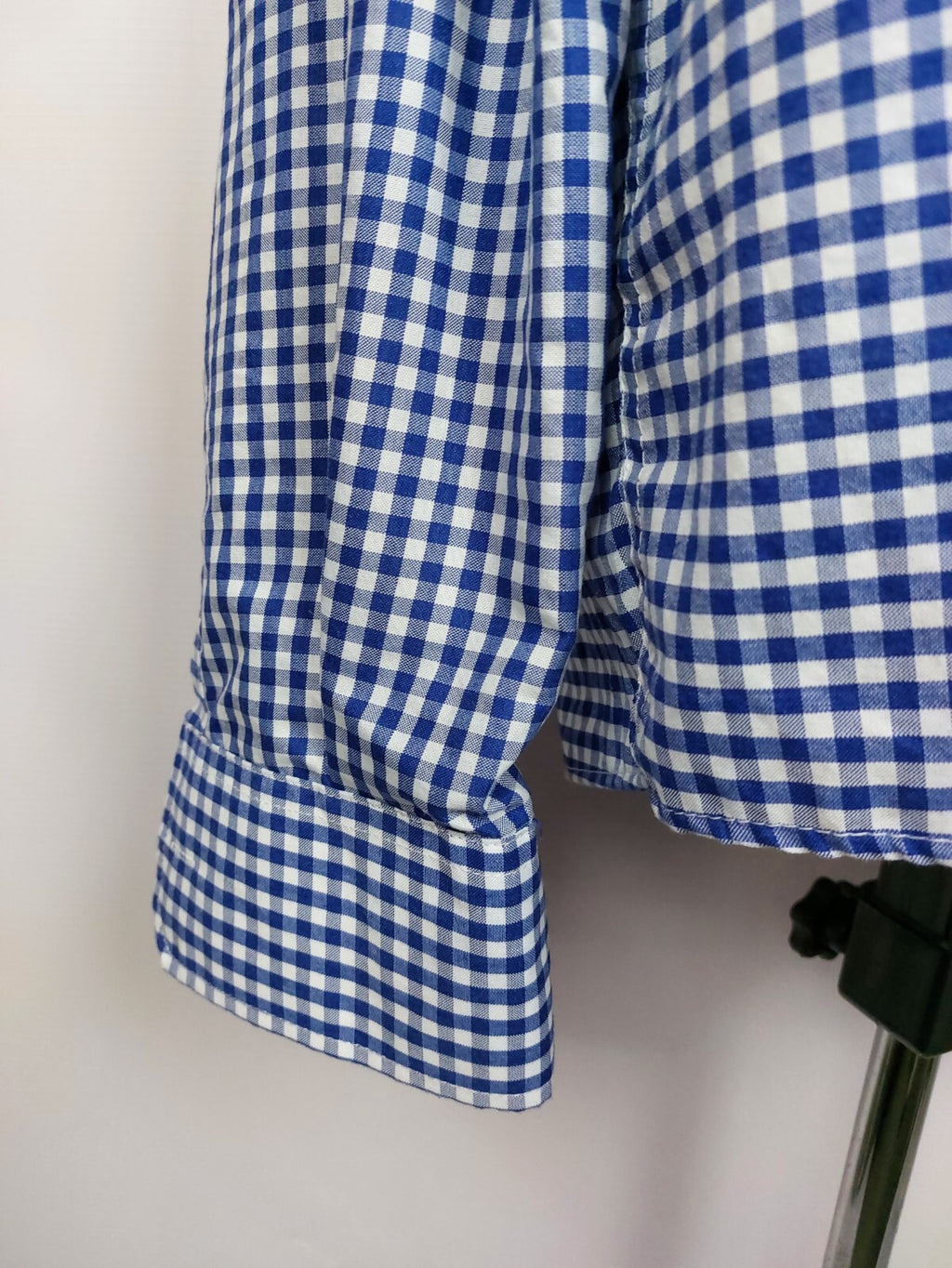 EK1227 Herren Hemd von Bongossi Trade, blau/weiß kariert, Gr. 2XL4