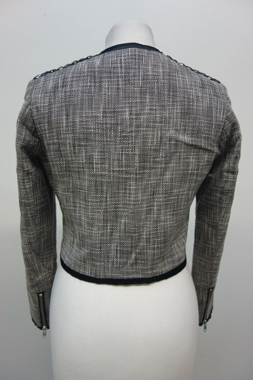EK1606 Damen Jacke kurz von H&M, grau, Gr. 385