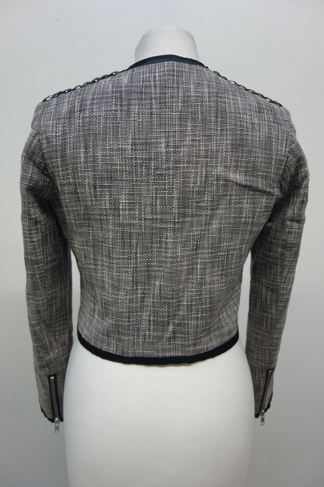 EK1606 Damen Jacke kurz von H&M, grau, Gr. 385