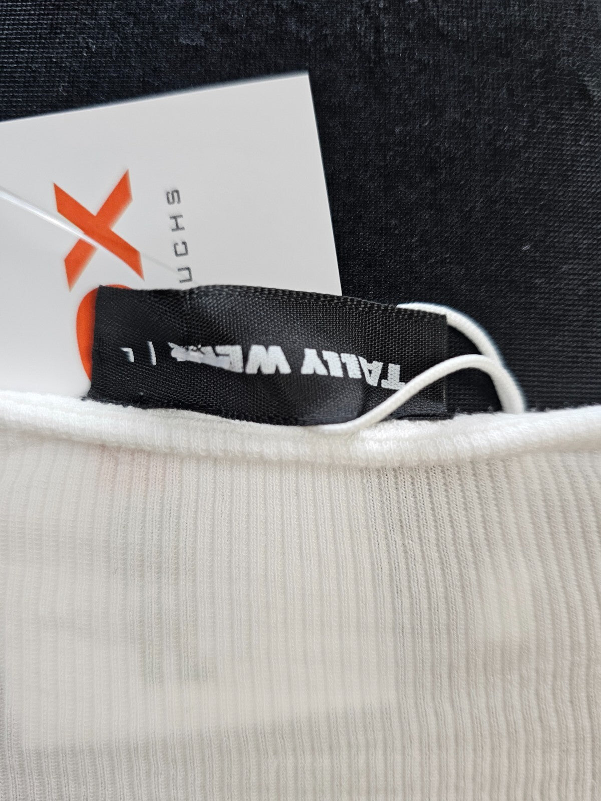 EK5907 Damen Shirt von Tally Weijl, weiß, Gr. L4