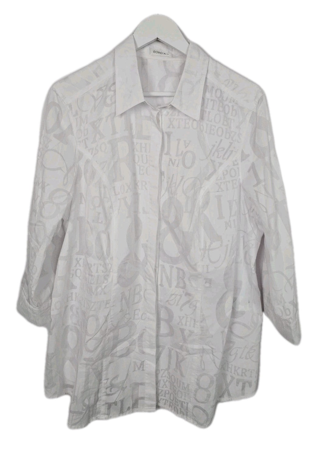 EK9323 Damen Bluse von Bonita, Weiß, Gr. 480