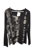 EK7446 Damen Langarmshirt von CPM, schwarz, Gr.M0