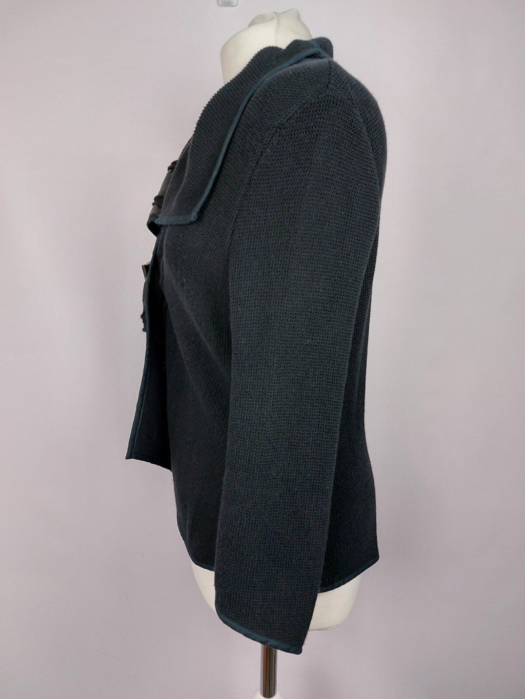 EK4674 Damen Strickjacke von Peter Luft, schwarz, Gr. M5