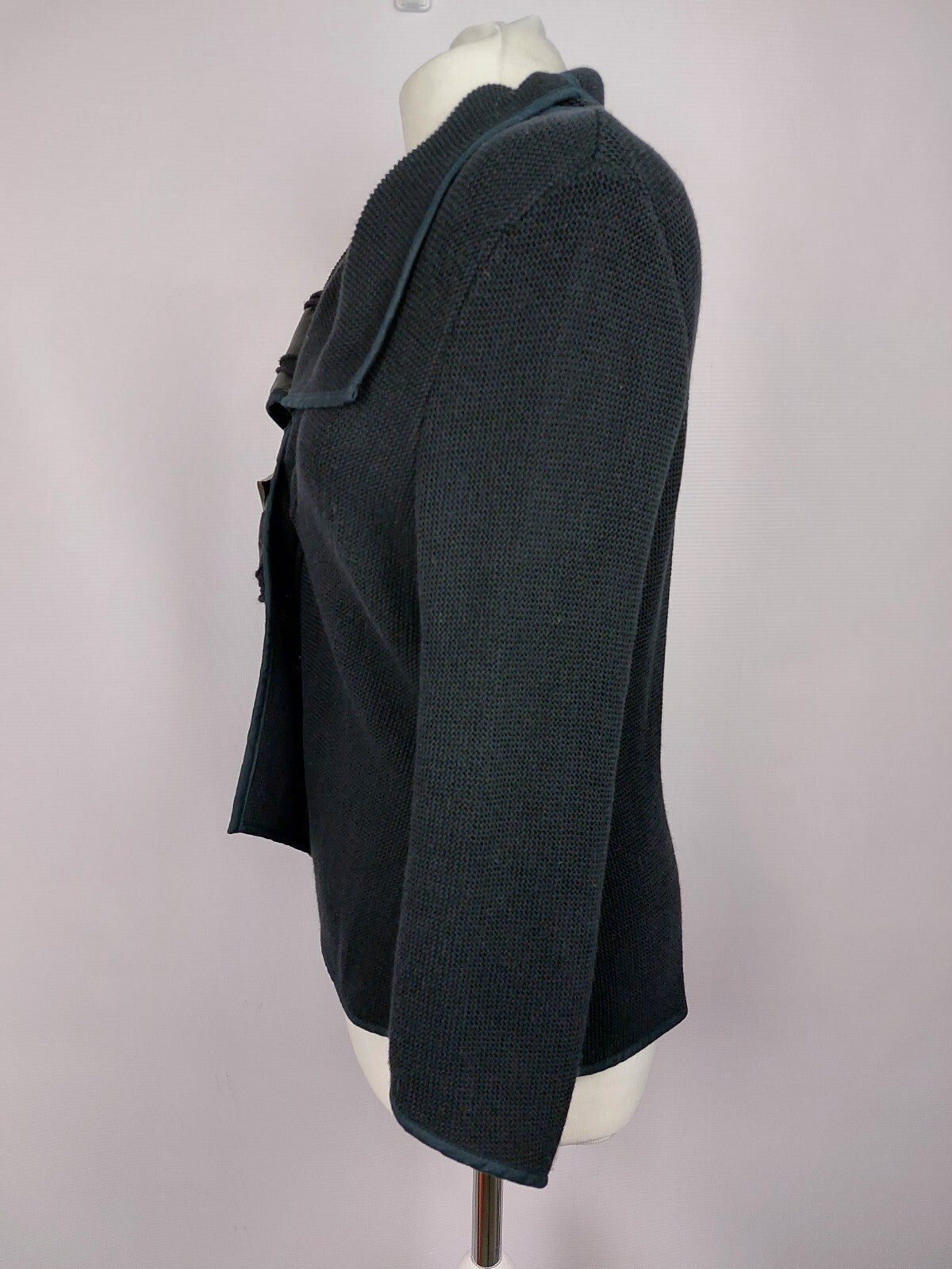 EK4674 Damen Strickjacke von Peter Luft, schwarz, Gr. M5