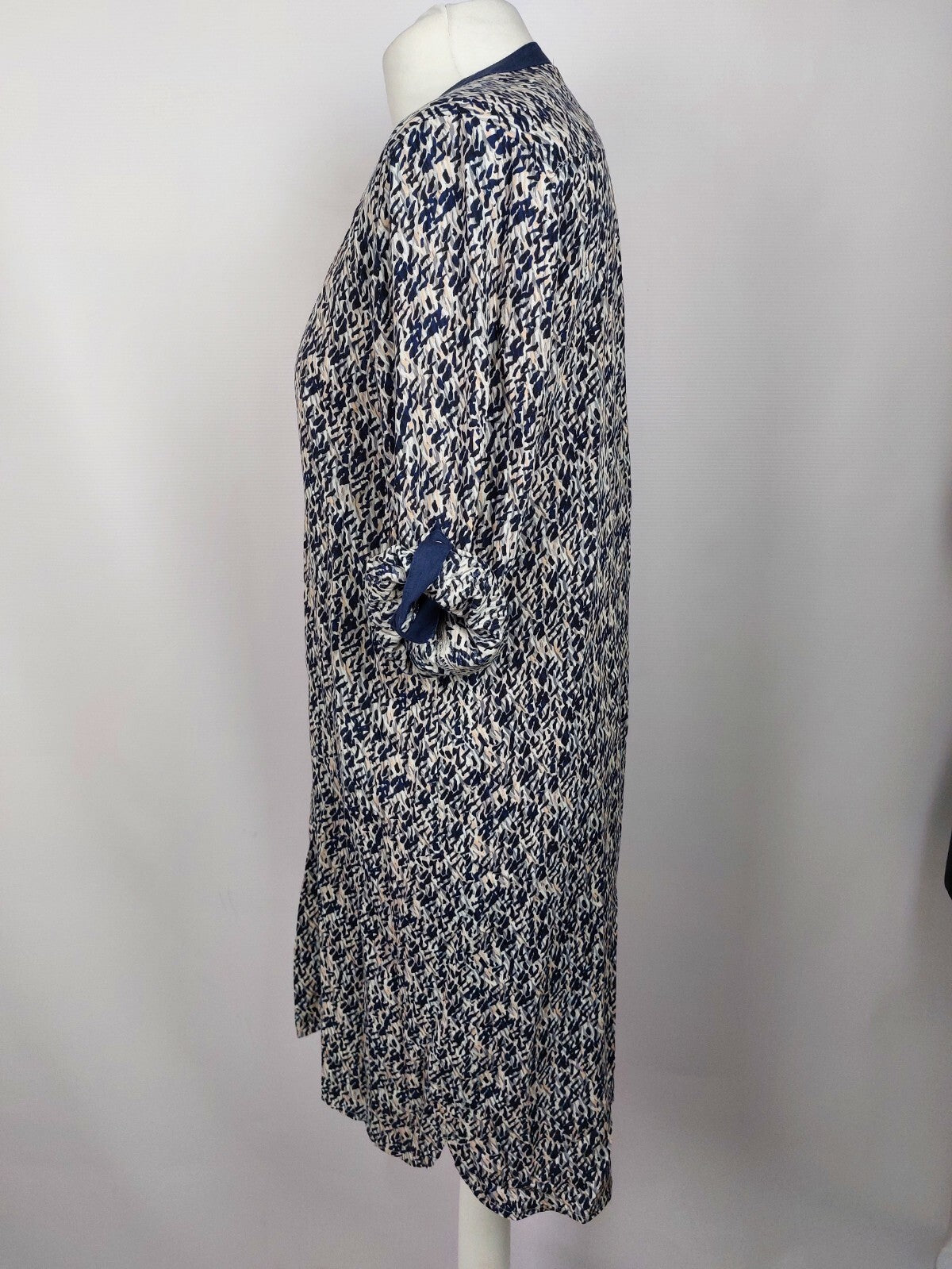 EK5177 Damen Kleid von Globus, blau/grau, Gr. S4
