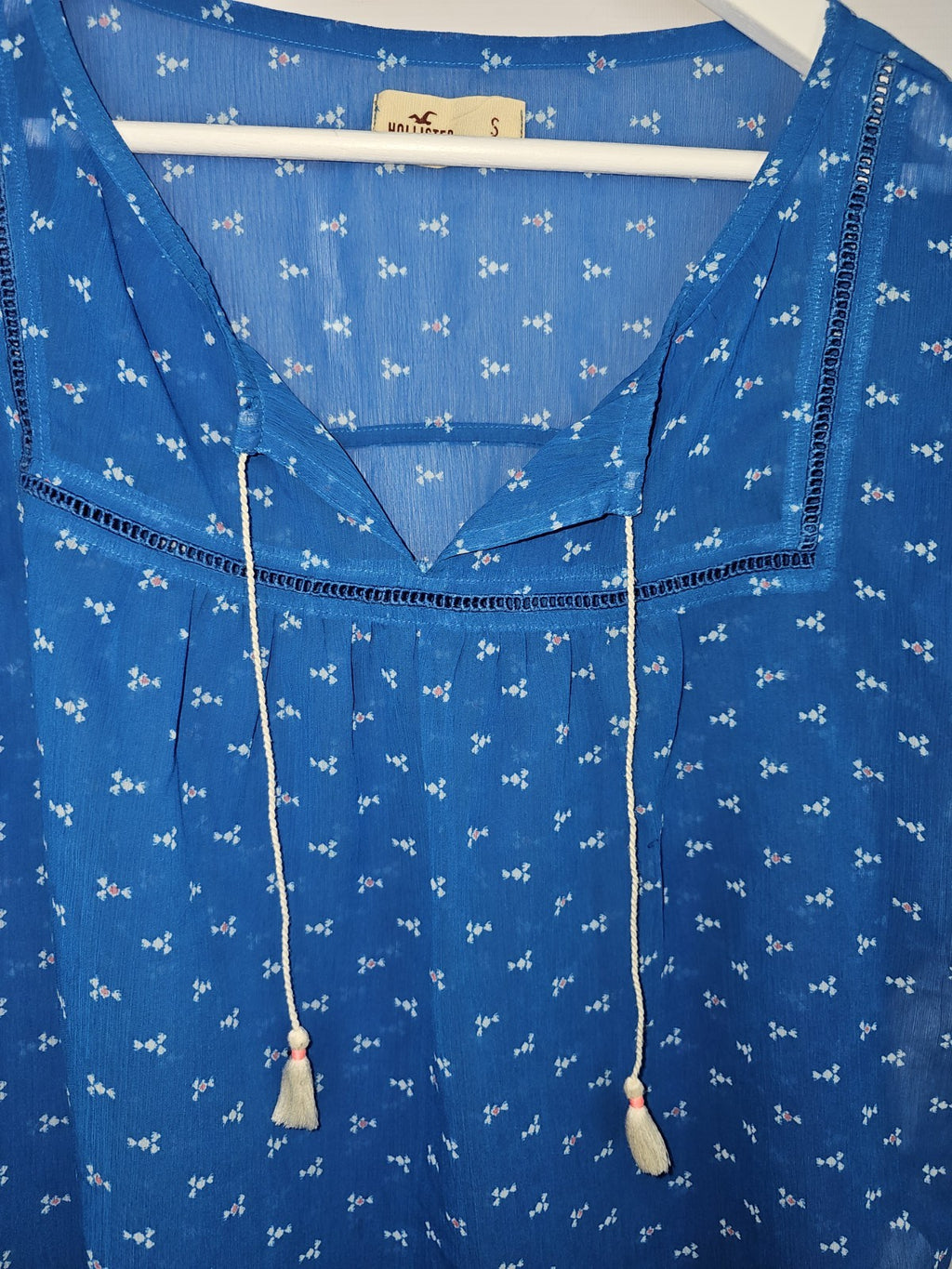EK7990 Damen Bluse von Hollister, blau, Gr. S1