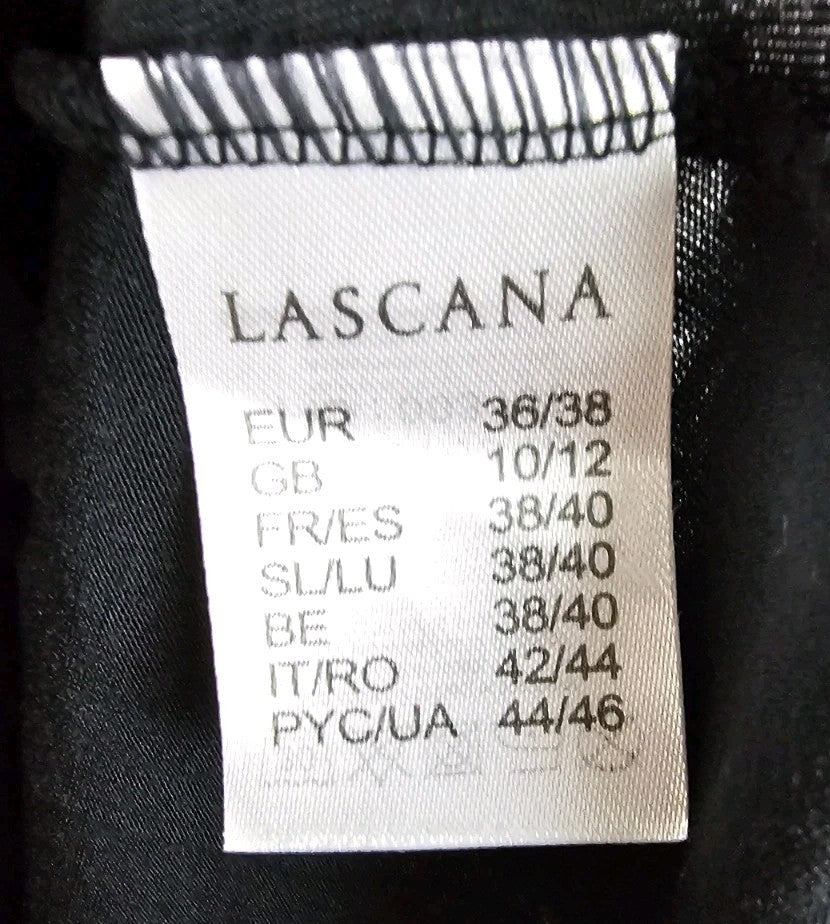 EK9670 Damen T-Shirt von Lascana, schwarz, Gr.36/382