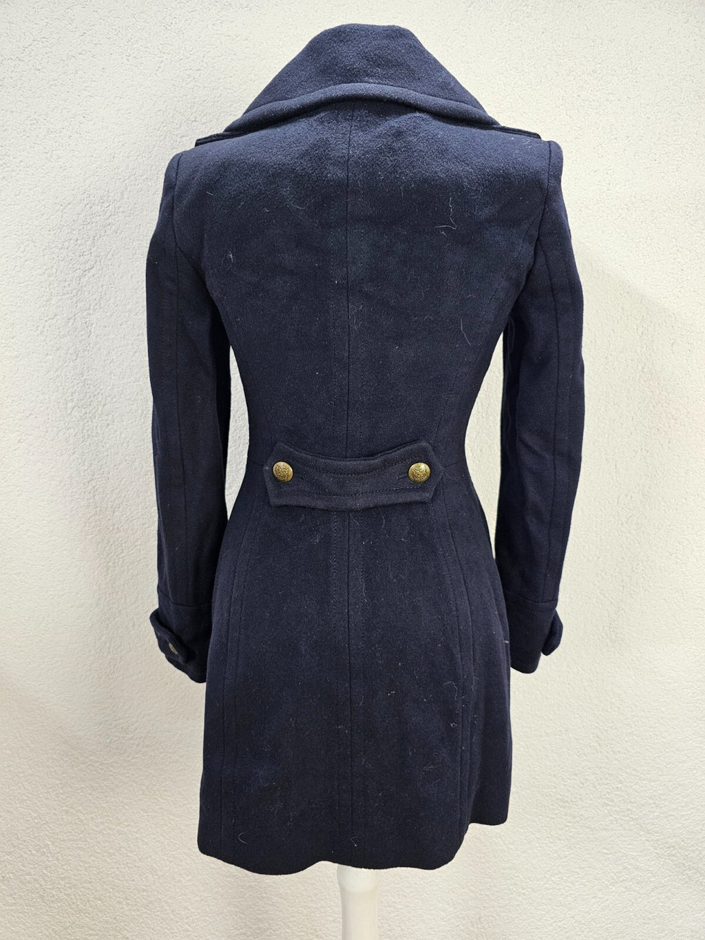 EK4541 Damen Mantel von Zara, dunkelblau, Gr. S4