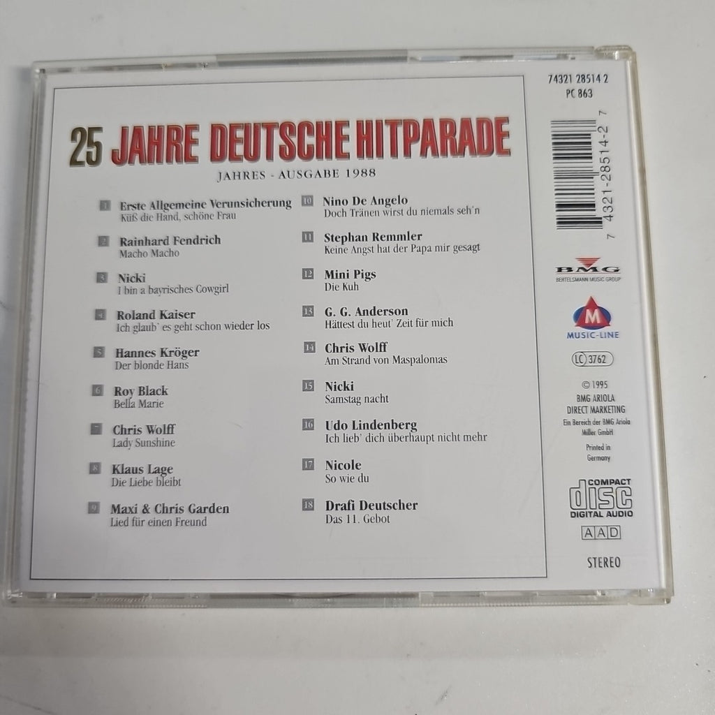 EB3146 25 Jahre Deutsche Hitparade 1988 / CD gebraucht gut2