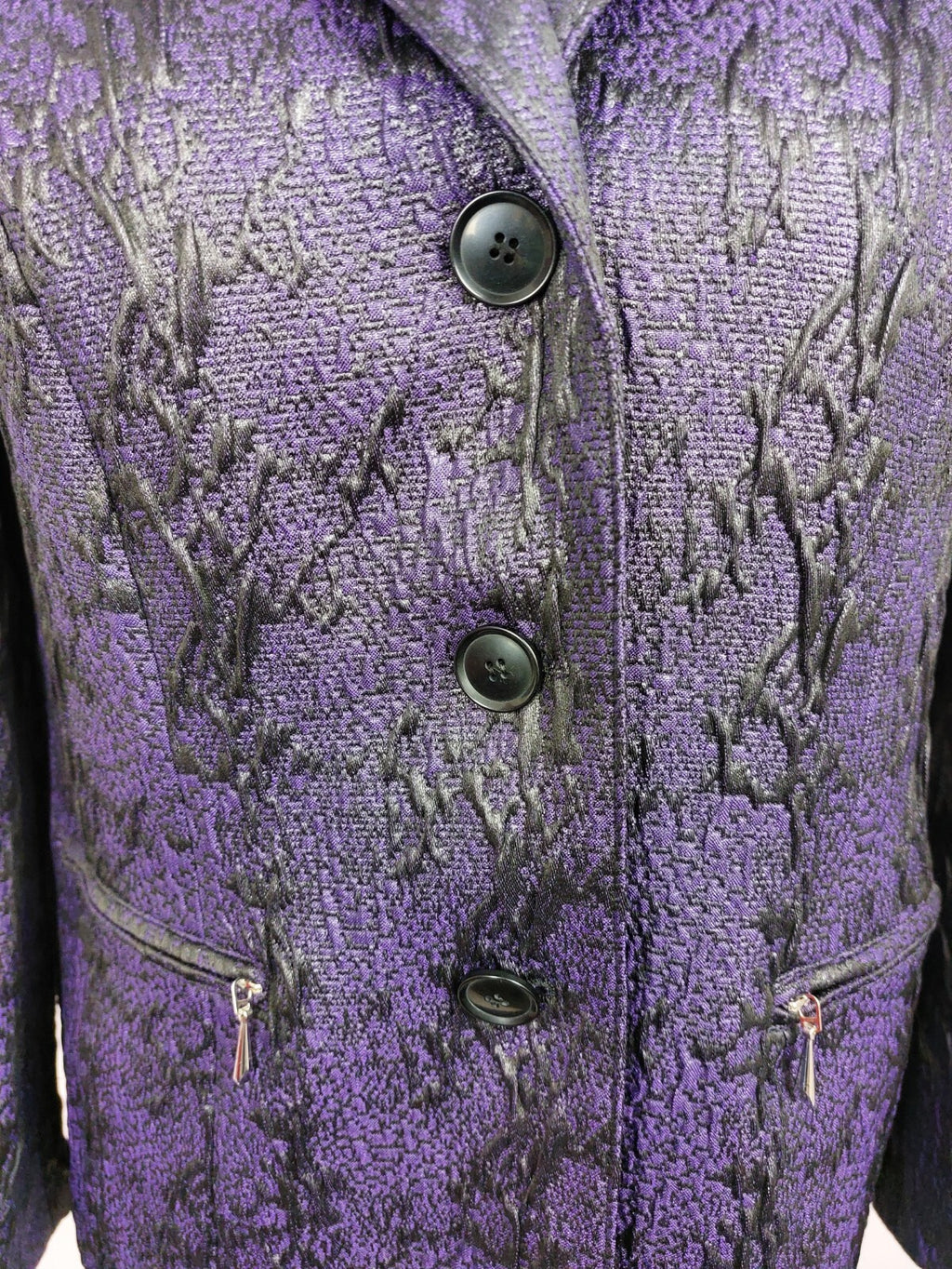 EK4867 Damen Jacke von Habella, Lila/schwarz, Gr. 444